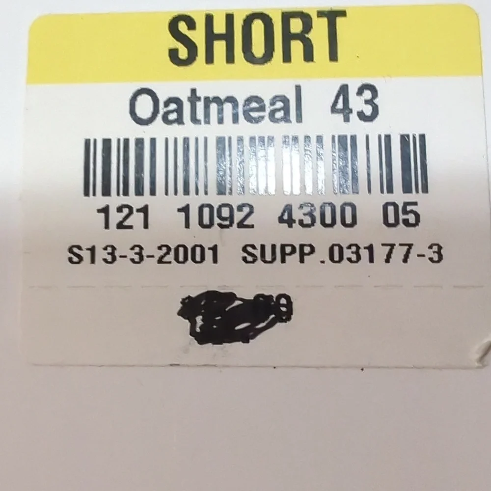 JC PENNEY Vintage OAKMEAL Nylon THIGH HIGH Short - 4'10